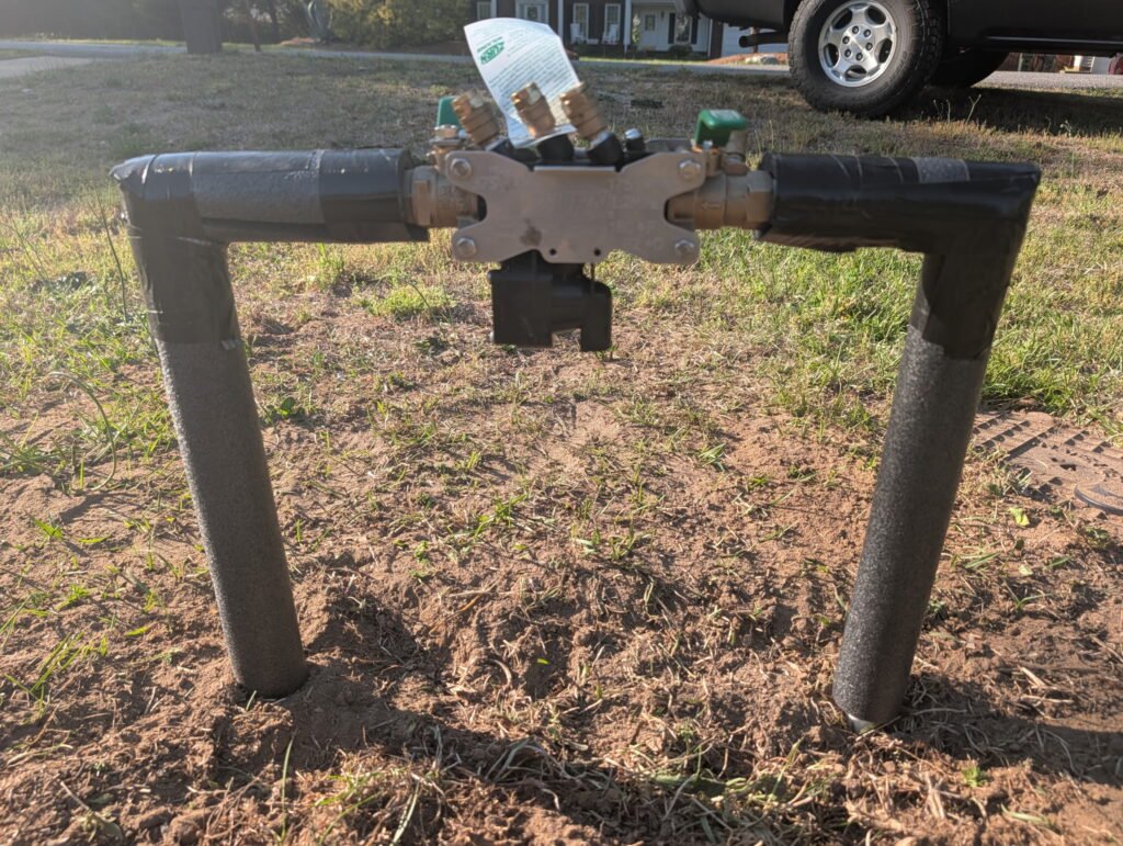 Backflow preventer installed in Wayne County NC