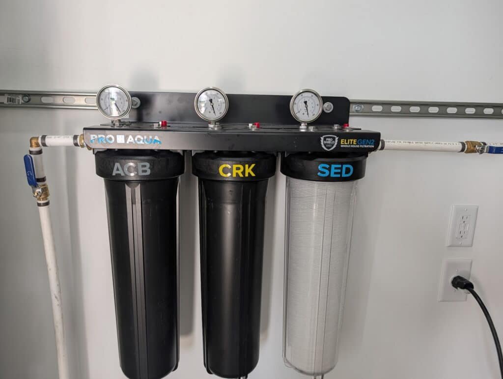Water filter installed in Goldsboro NC