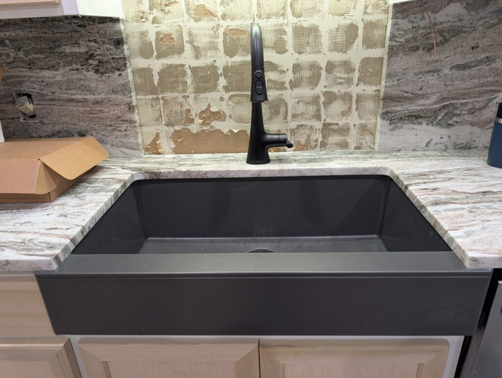 Kitchen sink and faucet replaced in Rosewood NC