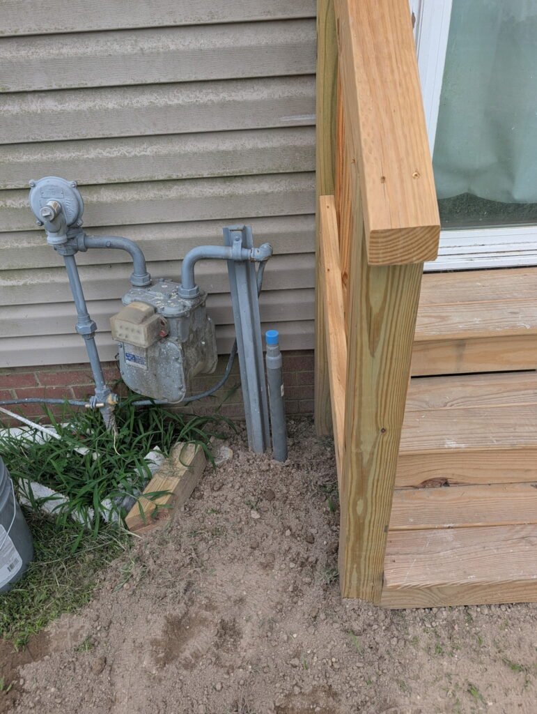 Gas line connection in Goldsboro NC