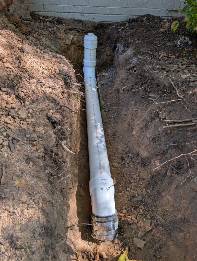 Sewer Line replaced in Chapel Hill NC